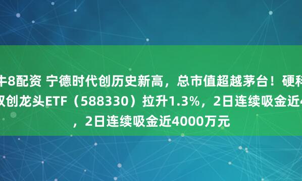 牛8配资 宁德时代创历史新高，总市值超越茅台！硬科技宽基—双创龙头ETF（588330）拉升1.3%，2日连续吸金近4000万元